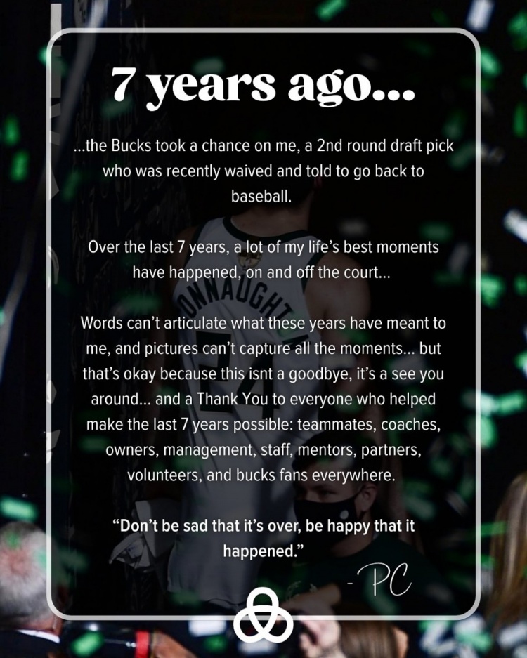 这发言什么级别?康诺顿感恩雄鹿:这不是告别 我们后会有期!